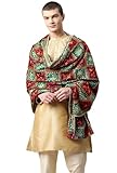 Genre neutre et élégant pour toutes les occasions. Bien que conçu pour les hommes, le design intemporel et l'élégance neutre rendent cette dupatta adaptée à tous ceux qui apprécient la mode traditionnelle. Son look équilibré fonctionne bien dans différents groupes d'âge, cultures et thèmes festifs.