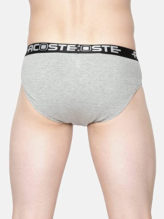 Image of RAMRAJ COTTON Men Pack Of 4 Solid Cotton Briefs | Soft Stretch Outer Elastic Waistband | Comfortable Daily Innerwear