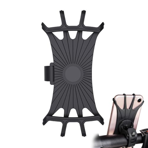 XPEX Portalampada per telefono per moto, supporto per telefono cellulare rotante per bicicletta, accessori per supporto manubrio da motocicletta, supporto per telefono bici universale in silicone