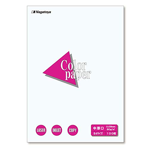 Amazon | 長門屋商店 カラーペーパー ナ-2201 B4中厚口 100枚 しろ