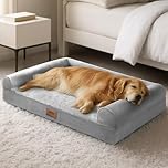 Sytopia Indestructible Dog Bed for Large Dogs Clearance Washable, Chew Proof Dog Bed with Removable Cover and Anti-Slip Bottom, Deluxe Waterproof Dog Crate Bed- Sofa XL Orthopedic Dog Bed