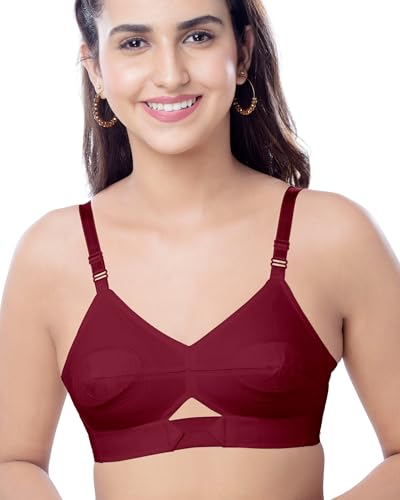Image of Brida Sajini Women's Cotton Round Stitch Bra - Full Coverage, Non-Padded