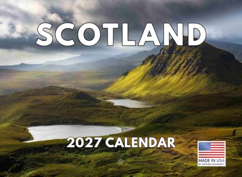 Scotland Calendar 2027 Scottish Gifts Monthly Wall Calender 12 Month