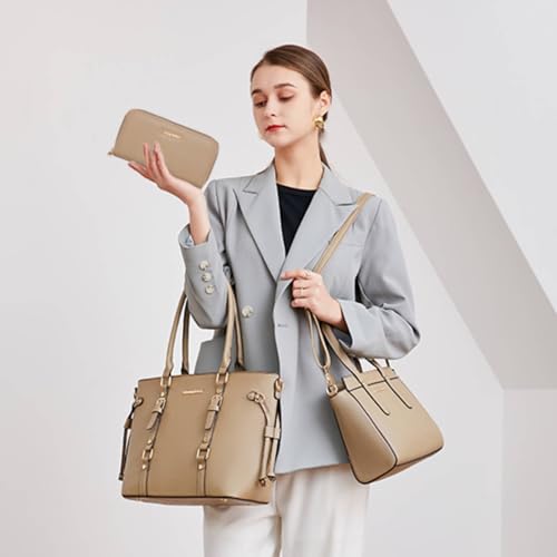 Image of Montana West 3PCS Purses for Women Tote Bag and Wallet Set Shoulder Satchel Handbags
