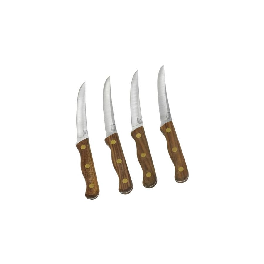 Chicago Cutlery B144 4pc Walnut Tradition Steak Knife Set