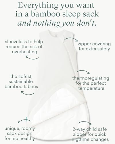 Image of PurComfy Extra-Long Toddler Sleep Sack, Premium Bamboo Viscose Warm Sleeping Bag Supersoft 1.0 TOG Wearable Blanket 3T-4T-5T