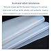 YbZHpy Silicone Sheet, Silicone Pad 500x500mm, Thickness 0.5-1mm, Translucent Flexible Silicone Rubber Sheet for Industrial,500×500×0.8mm