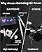 Electronic Drum Set, Electric Drum Set with Headphone Jack, Air Drumsticks with Speaker Drum Pedals and Sticks