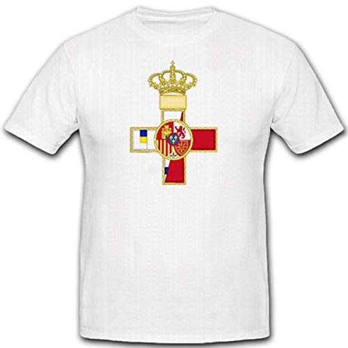 Ordre du mérite militaire Espagne t-shirt blanc grand format Copytec 7322