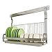 HYY-YY Cocina Estante de la Cocina Estante montado en la Pared del Estante del Plato de Drenaje Rack de Almacenamiento en Rack de Acero Inoxidable de 40 * 26.5 * 36cm
