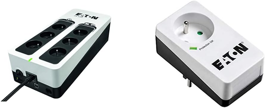 Prise Multiple Bloc Multiprise Avec Interrupteur Parasurtenseur Eaton - 6 Prises 2 P T - 16 A Prise Connectée