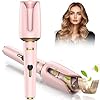 Boucleur à Cheveux Automatique - Fer à Friser 30mm Fer a Boucler à Ions Négatifs Écran LCD 4 Température Réglable Anti-Brûlure Hair Curler, Intelligent Chauffez Rapidement Alimentation Sans Interrupt