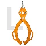 Martenbrown® Premium Verladezange für Holz I 1500kg I Rückezange für Verladearbeiten im Wald I Holzgreifer für Baumstämme I Forst Zange I Schleppzange I Hebezange I Forstgreifer I Holz Zange