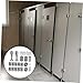 TEHAUX 1Set Stainless Steel Restroom Partition Fitting Kit Practical Bathroom Partition Tools for Public Toilets Modern Design Lightweight Durable Easy to Install