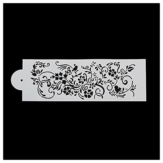 Flower Cake Stencil Plastic Decorating Brim Mousse DIY Baking Tool