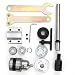 Produktbild Unpowered Spindle Assembly DIY Holzbearbeitung Schneiden Schleifen Tisch Bohren Zubehör B12 Bohrfutter mit Doppelflansch Lager