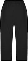 Vista 96 de Pantalones capri para mujer, estilo casual, de verano, elásticos, de cintura alta, pantalones de yoga, ajuste atlético, pantalones deportivos