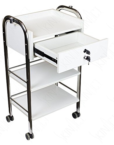 Supreme Medical Dental Mobile Utility Cabinet & Cart With Steel Frame With Single Lockable Drawer #TOP1