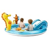 Piscina Infantil Con Tobogán Juguete Hinchable De Verano Con Temática