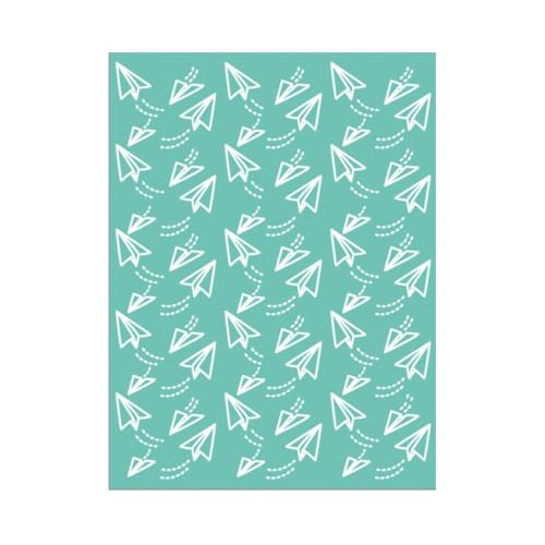Craftelier - Pasta de embossing Paper Planes Craftelier | Relevo de aviões de papel para Scrapbookin