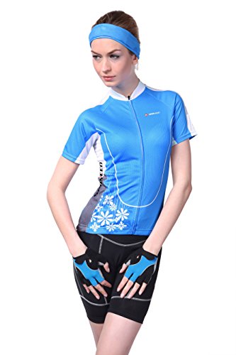 Sponeed Women Cycling Shorts Jersey Apparel Bike Tights Outfit Road Riding Mtb Size M Us Blue #TOP3