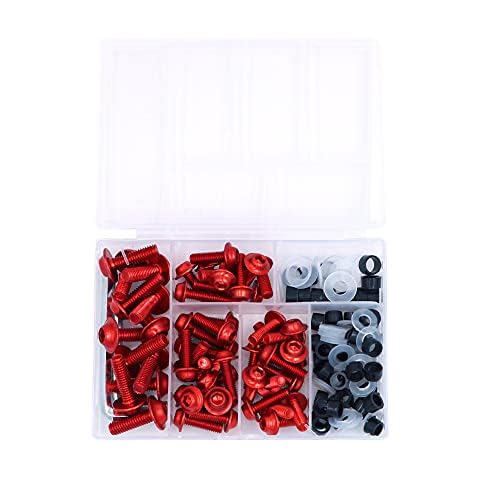 ANCLLO Kit de boulons de moto Cover