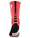 Nike KD Hyper Elite Basketball Crew Socks (Dri-FIT) (L, HOT LAVA/BLACK//PURE PLATINUM)