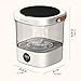 Underwear Washing Machine – 12L Panty Laundry Machine With 3 Gear Settings | Sock Bra Towel Washer Portable Mini Appliance for Home Dorm Apartment Travel Camping Use