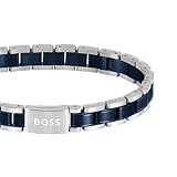 BOSS Jewelry Pulsera de Eslabones para Hombre Colección METAL LINKS ESSENTIALS...