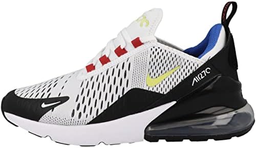junior black and white nike 270