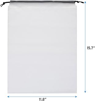 Vorspack Transparent Shoe Bags for Travel Large Clear Shoes Organizers Storage Pouch with Rope for Men and Women 13 Pack