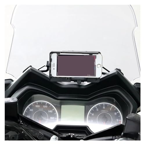 Support barre transversale moto XMAX pour fixer securiser votre GPS plaque