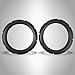 Liccx Speaker Surround Kits,10inch Loudspeaker Speaker Surround Repair Rubber Woofer,Replacement Rubber Woofer Repair Parts for Speakers(2PCS)