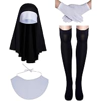 Fartoni Velo Monja Para Disfraz De Monja Adulto O Mujer.