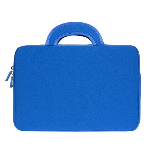 Image of amCase Chromebook Case-11.6 to 12 inch Neoprene Sleeve with Handle-Blue