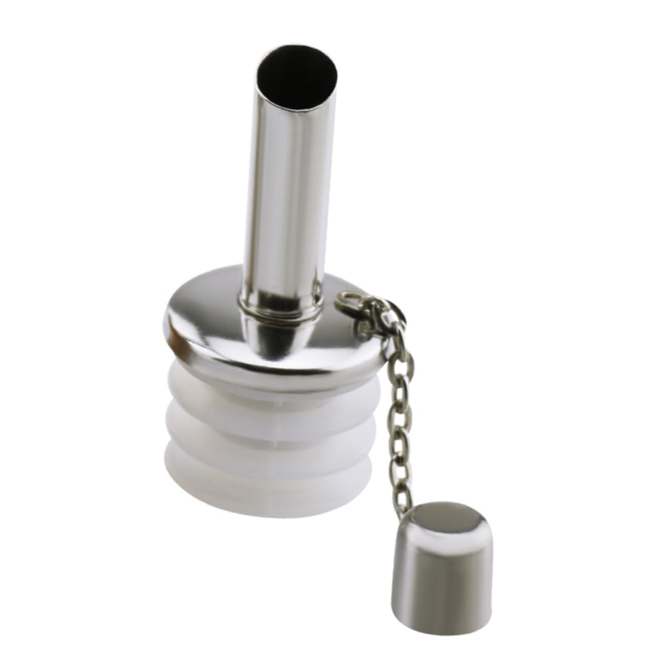 COLLBATH 5pcs Stainless Steel Wine Pourers Drip Olive Oil Spouts with Covers Ergonomic Design for Home Professional Use for Liquor Restaurants Bars Cafes Random Color