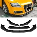 YujieNB ABS-Auto-Frontstoßstangenlippe,Body-Kit für Audi TT RS 2004-2019,Autoteile,Farbe:Carbonfaser-Optik