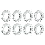 Uxcell Wedge Locking Washers for M5 Bolts, 20pcs Manganese Steel Vibration Resistant Safety Washers