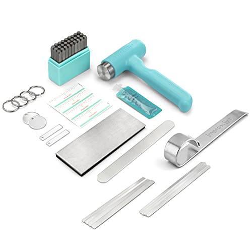ImpressArt - Metal Stamping Kit, Includes All Essential Metal Stamping Tools for Jewelry Making and DIY Hand Stamping Custom Made Projects (Bridgette, Basic Bracelet Bending Kit)