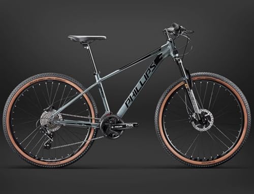 Acnivko ロードバイク クロスバイクマウンテンバイクMTB自転車 24/26/27.5インチ 21/24/27段変速 適用身長145cm以上 アルミ合金フレーム 超軽量 ショックア衝撃吸収 オフロード 滑り止めと耐摩 大人子供用 通学 通勤 サイクリ