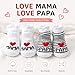 Distinct® Baby Baumwollsocken Süße Socken Ich liebe Mama + Ich liebe PaPa Neugeborenes Kleinkind Baby Sock Jungen Mädchen Cotton kleine Söckchen Geschenk (2 Paar)