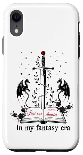 Just One More Chapter Book Dragon Fantasy Era Dark Romance Custodia per iPhone XR