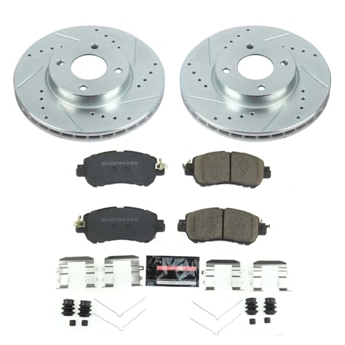 PowerStop Z23 Performance Brake Pad & Rotor Kit Front K8326 by Power Stop - Used condition - Image 2