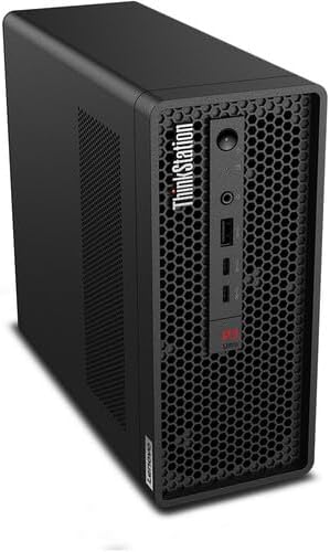 Lenovo ThinkStation P3 Ultra Small Form Factor Gen 2 Workstation: Intel Core Ultra 9 285 vPro, 16GB DDR5 6400MHz RAM, 512GB NVMe Gen 4 SSD, WiFi 7, Win 11 Pro, Mini SFF Computer AI Business PC Tower