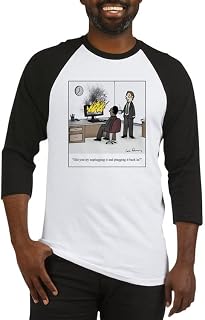 CafePress Unplug and Plug Back in Baseball Baseball Shirt
