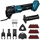 Oszillationswerkzeug Akku, Multifunktionswerkzeug für Makita 18V Akku, 6 Einstellbare Geschwindigkeiten Multitool, Multimaster zum Entfernen, Schaben, Schneiden (Ohne Batterie)
