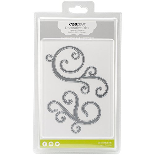 Kaisercraft Swirl Flourish Dies, 5"X2.5"