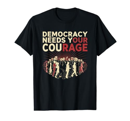 Democracia Camiseta Resistencia Protesta Política Democracia Camiseta