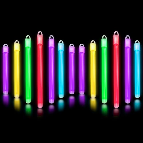 100 Bâtons Lumineux Multicolores fluorescents