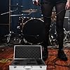 CLISPEED Portable Wireless Microphone Case with 2 Slots, Shock Absorption and Aluminium Alloy Construction, Silver Mic Carry Case for Secure Storage and Easy Transportation #5